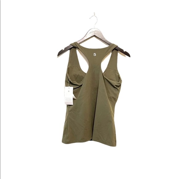 BuffBunny Grounded Dark Olive Racerback Foundation Tank Top - Picture 7 of 8